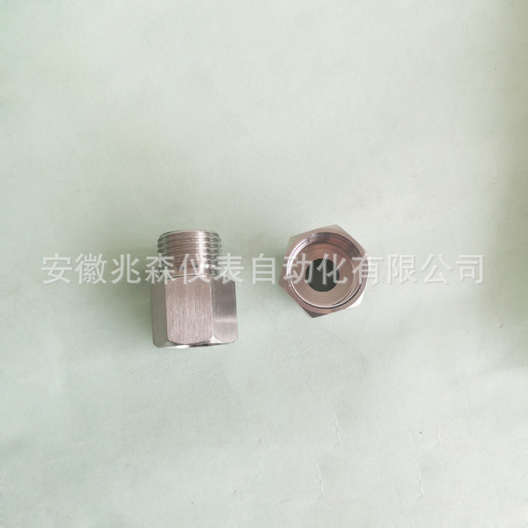 不锈钢仪表变送器变径接头G1/2内丝转G1/2外丝 4分内外丝