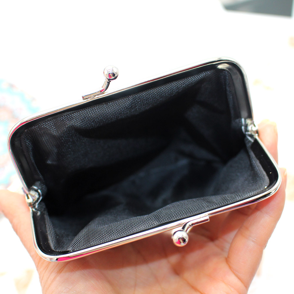 All Seasons Season Women'S Gender Women's Printing Pu Leather Clasp Frame Coin Purses