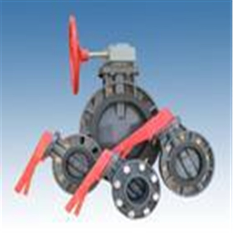 D71S-10UPVC塑料蝶阀D971S-10塑料电动蝶阀D671S-10塑料气动蝶阀