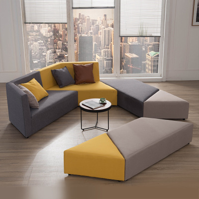 创意新款图片靠背自由组合个性办公休闲现代简约异形商务接待百变