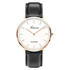 Classic ultra thin dial, watch, nylon quartz watches suitable for men and women for leisure, paired watches for beloved, simple and elegant design