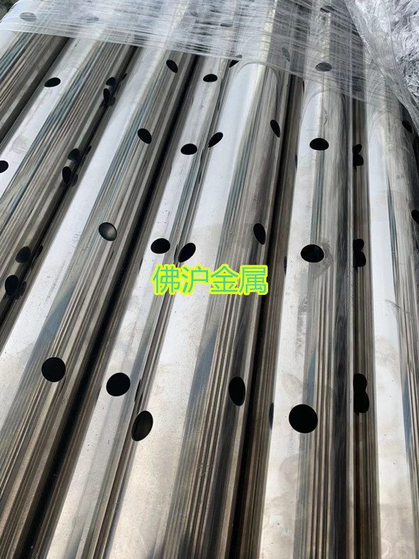 89*3  89*5 304不锈钢光亮冲孔管  网纹滚花管 防滑装饰管 网花管