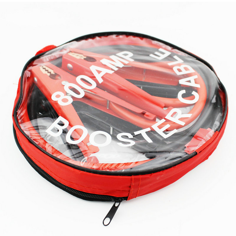 800AMP abrazadera de hierro puerto de cobre cable de encendido coche pérdida de energía de rescate línea de fuego cable de la batería del coche