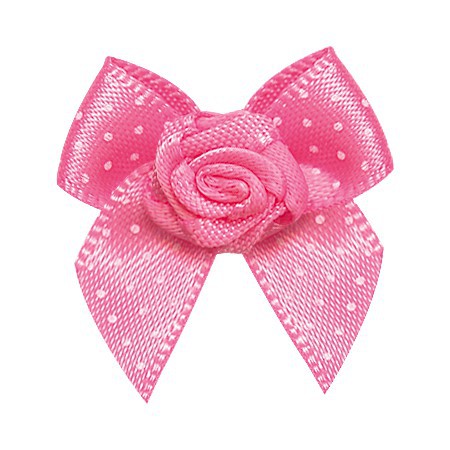 Yao Ming DIY accesorios de ropa interior accesorios para el cabello ropa interior caja de regalo decoración de flores rosa 3 puntos cinta arco