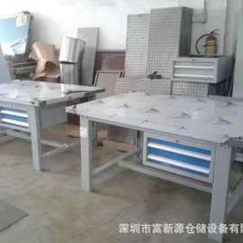 车间工具桌图片 防静电工具桌厂家 四抽落地柜工具桌价格