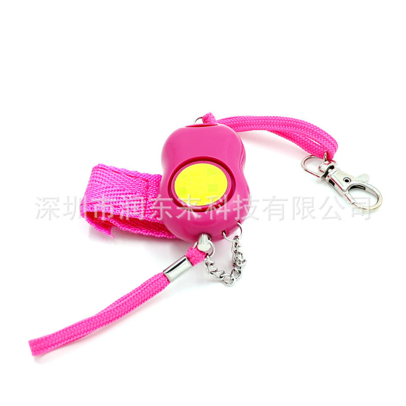 厂家直供椭圆形女子防狼器 手电筒警报器 个人报警器  防水报警器