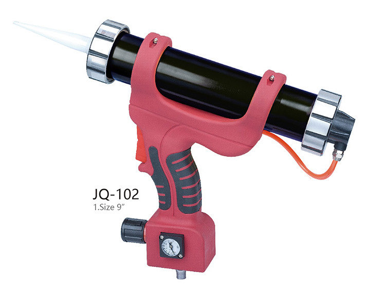 厂家直销带表可调速气动玻璃胶枪 打胶枪 硅胶枪300ML硬胶定制