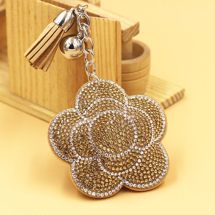 35g Weight Keychain Classification 1 Piece Quantity Daily Occasion Flannel Material Flower Pattern Women's Gender Glam, Cute Style Glam Cute Flower Flannel Women's Keychain 9
