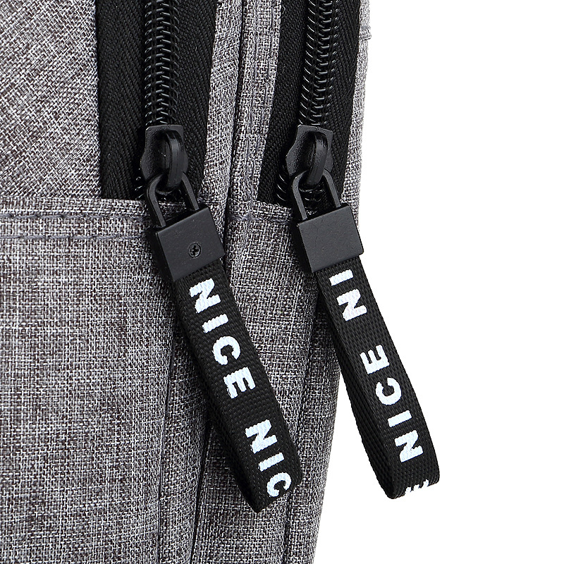 가슴 가방 남자의 크로스 바디 백 캔버스 어깨 가방 캐주얼 작은 가방 배낭 남자 2019 새로운 유행 컴퓨터