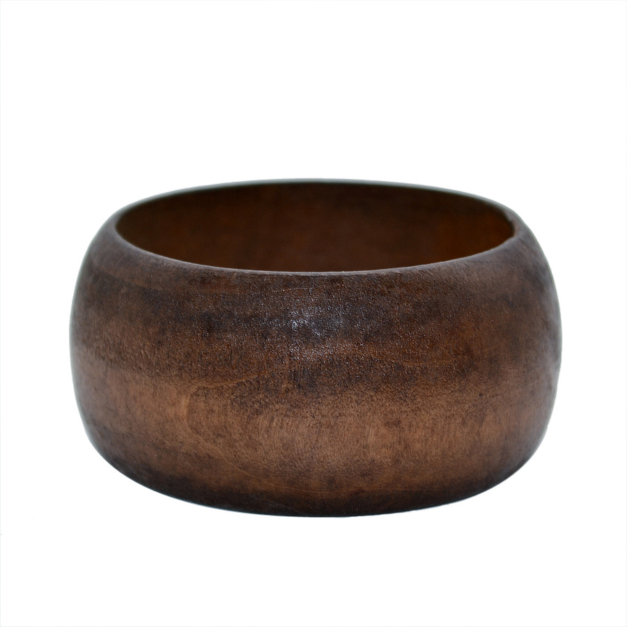 Ethnic Style Round Wood Wholesale Bangle display picture 1