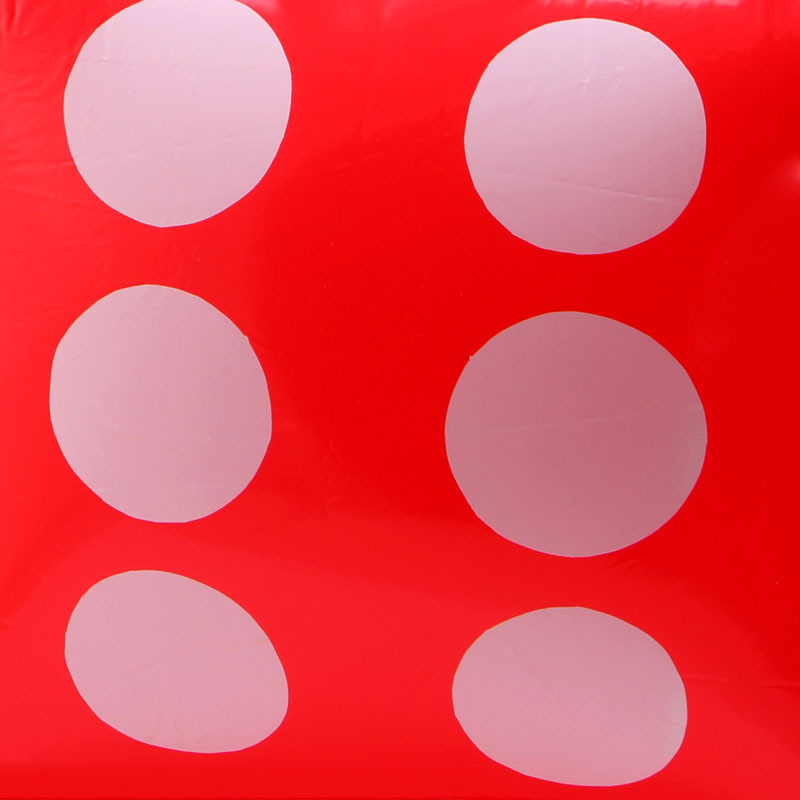 充气骰子红色细节图