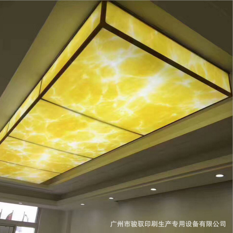 透光軟膜燈箱 卡布燈箱燈箱布墻布浮雕光油打印機 立