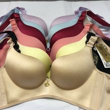 特价高挡杂款多色尾单货一片无痕女文胸聚拢调整型内衣文胸四排扣