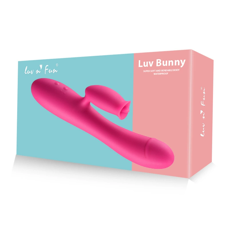 Британский ibis LUVN'FUN бескостный двойной вибрации G-spot мягкий палочка, с подогревом, полностью водонепроницаемая и бесшумная конструкция