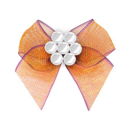 Yao Ming cinta de poliéster arco acabado accesorios textiles en stock al por mayor 2,6 cm ancho hecho a mano arco cinta image 18