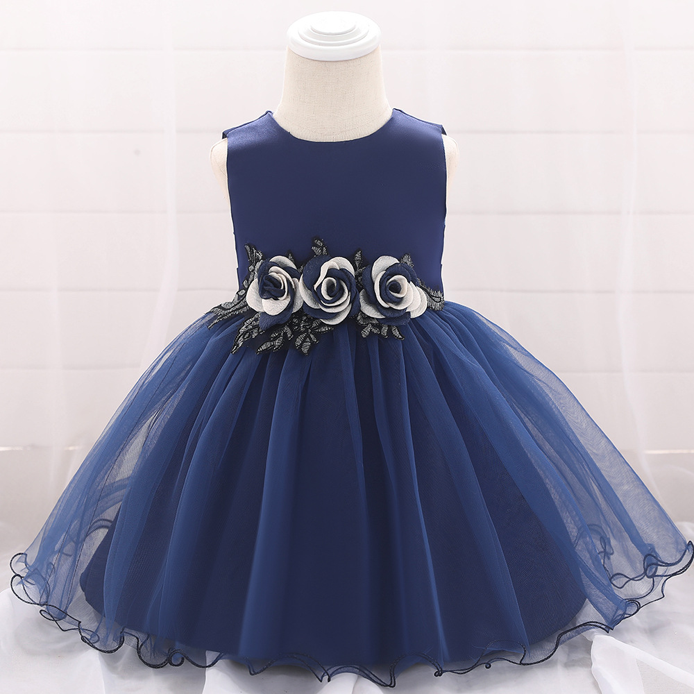 blue frock for baby girl