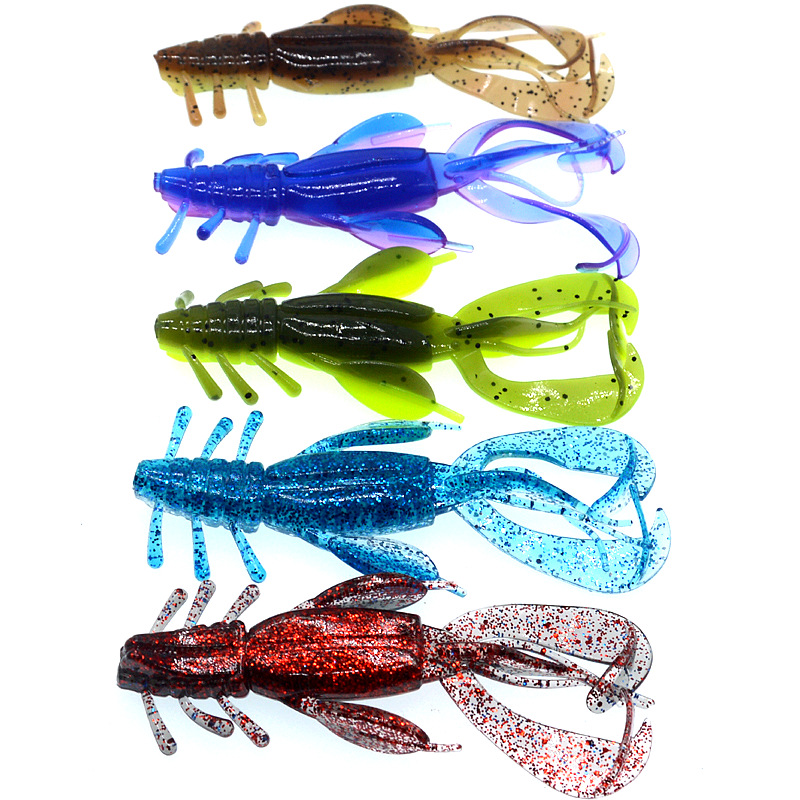 Soft Craws Fishing Lures Crawdad Baits Bass Trout Catfish Largemouth Bass Fresh Water Fishing Lure