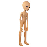 UFO Alien Humanitarian Crpese House House Lense Room Escape Decoration of Horror Reality реквизит и тень размер