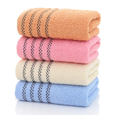 纯棉毛巾超市面巾定制logo加厚劳保全棉促销赠品礼品毛巾批发