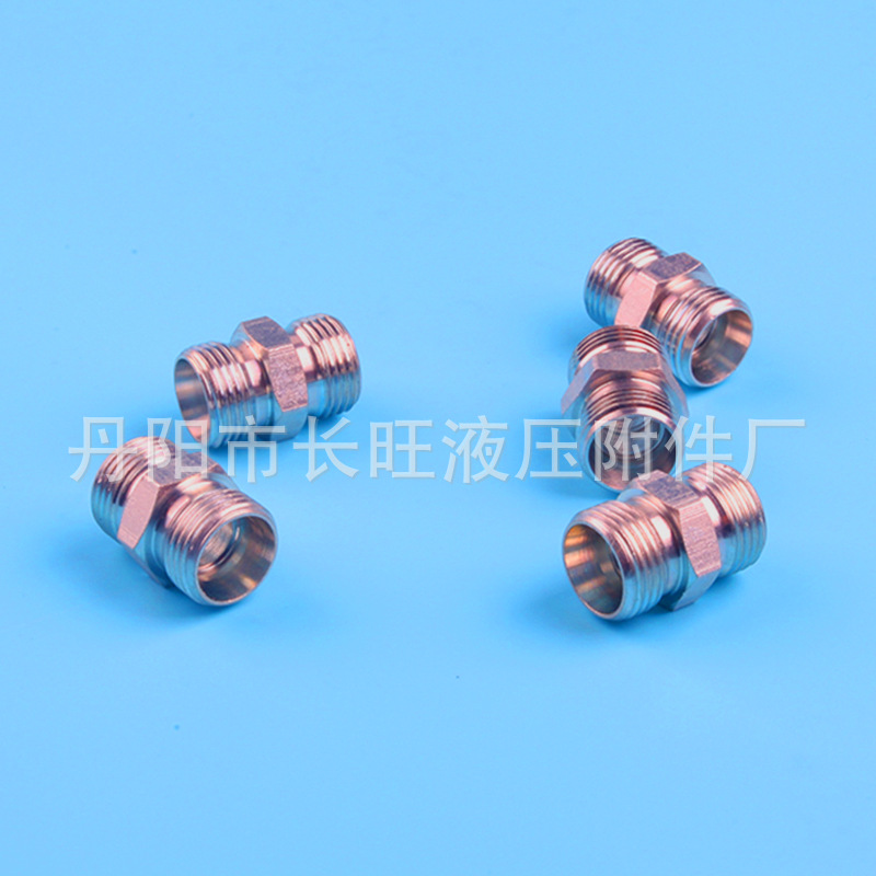 厂家供应  1C/1D24度锥密封接头 不锈钢直通卡套接头现货齐全