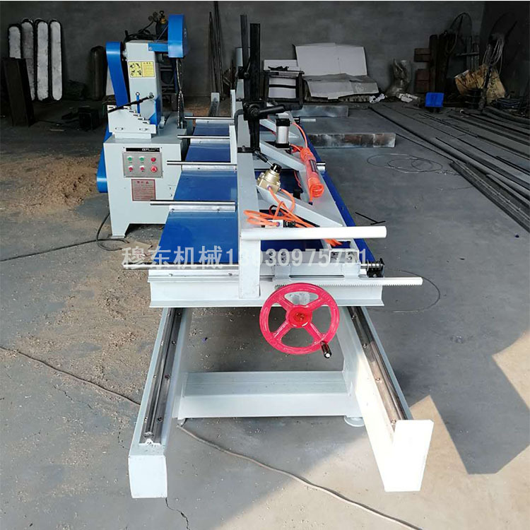 木工开条开料木工原木圆木推台锯