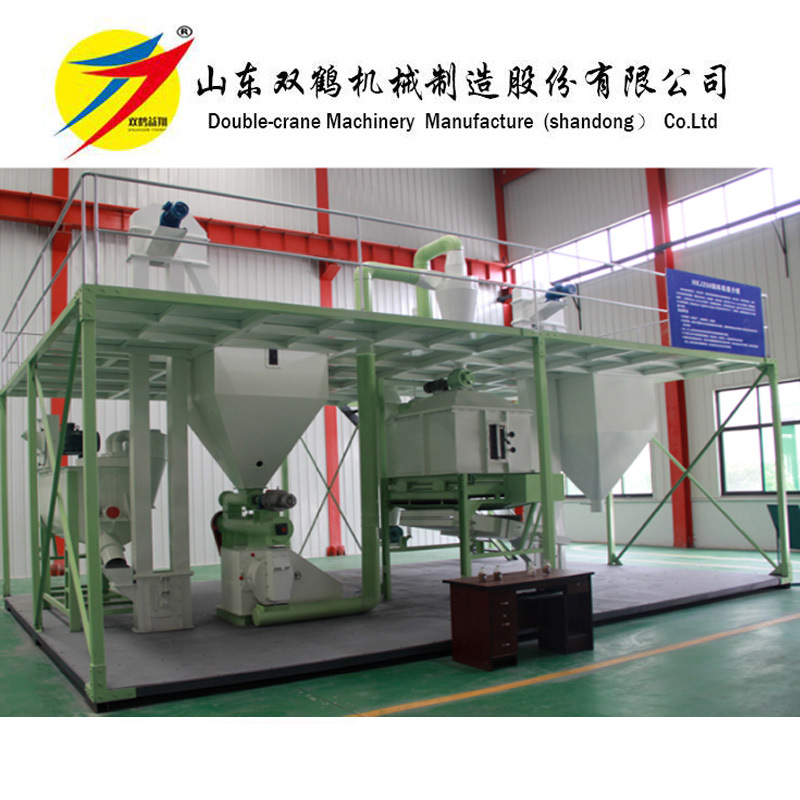 十四年老厂加工设计猪饲料生产线 畜禽颗粒饲料生产线 时产2吨