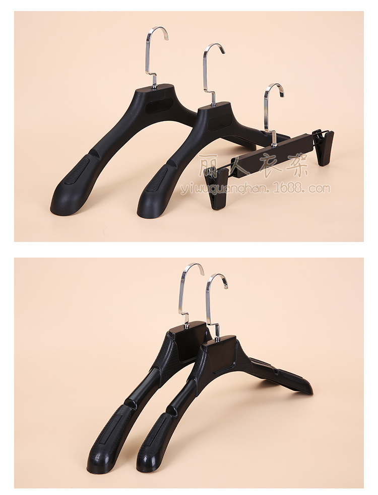 黑色塑料衣架系列详情