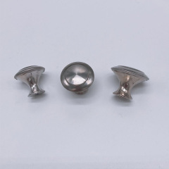 Thick stainless steel single hole handle metal round single hole small handle modern simple cabinet door handle cabinet handle