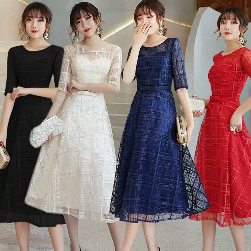 敬酒服新娘2025新款秋季订婚结婚回门礼服红色中长款显瘦晚礼服女