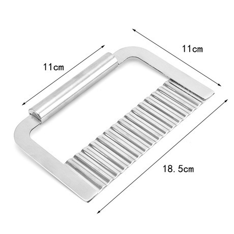 厂家批发 不锈钢波浪形切刀 多功能土豆刀切条器切薯条厨房小工具