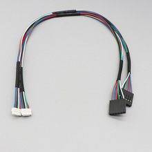 GH1.25带扣+杜邦2.54端子线 A2541 2.54mm接插件端子连接线束黑色
