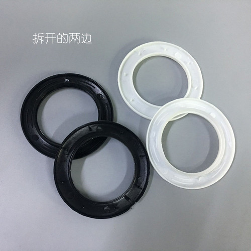 Curtain Ring White Ring Buckle Art Circle Punch Ring PP Material Curtain Accessories Roman Rod Accessories