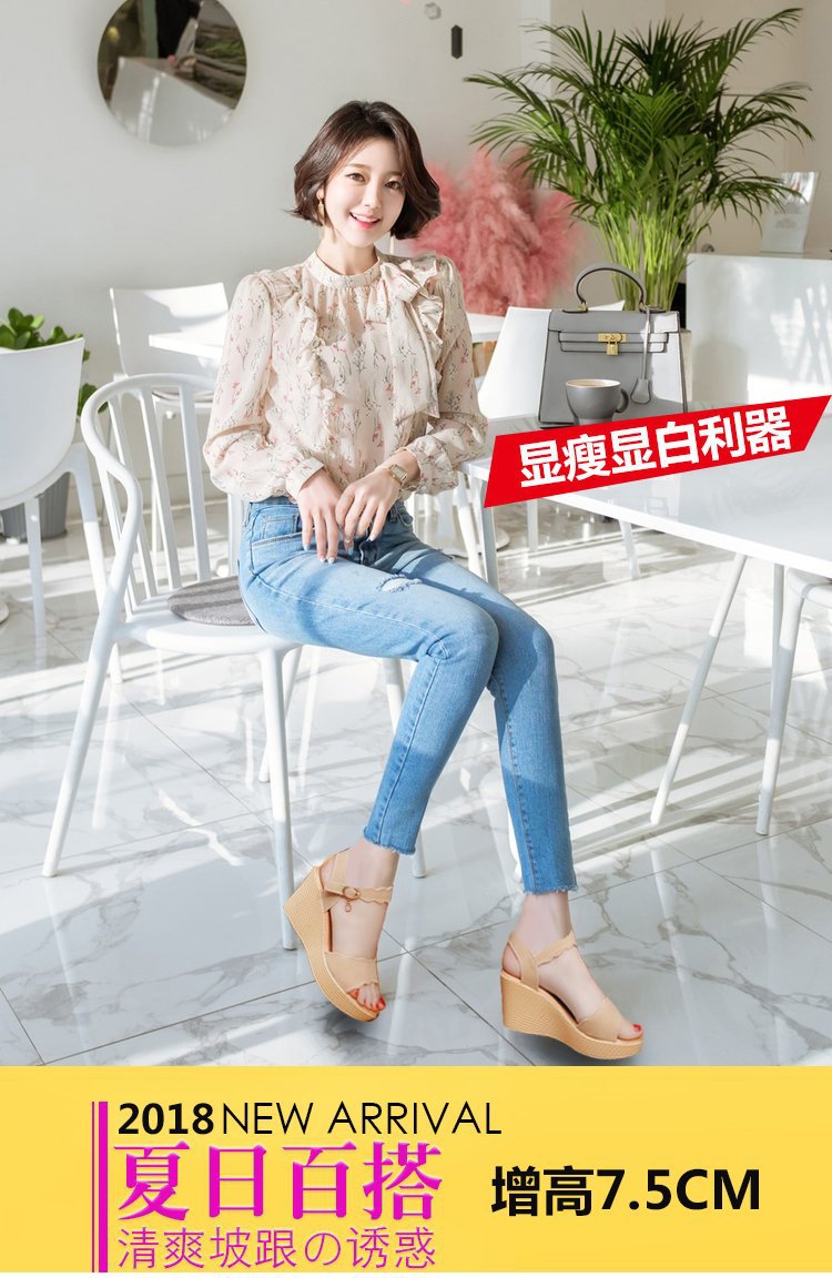 Chaussures été pour femme en Caoutchouc - Ref 3347011 Image 7