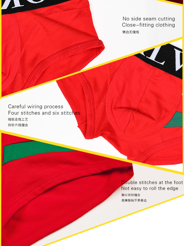 ORLVS foreign trade underwear cotton men comfortable breathable buttocks four-corner pants men's factory supply OR06 18 undefined