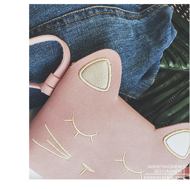 172g Weight Polyester Lining Material Zipper Closure Type Single Shoulder Strap Strap Type Crossbody Bag Bags Type Daily, Shopping Occasion Pu Leather Material Cat, Solid Color Pattern All Seasons Season Kid'S Gender Cute Style Square Shape Kid'S Pu Leather Cat Solid Color Cute Square Zipper Crossbody Bag 8