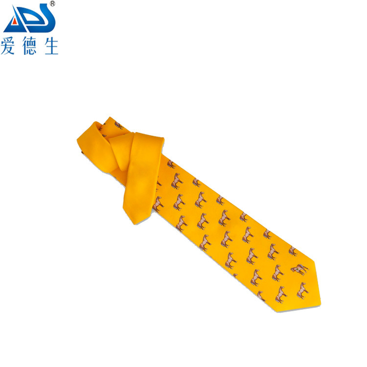 厂家直供个性定制涤丝 领带图案 印花热转印 uv数码滚筒打印机