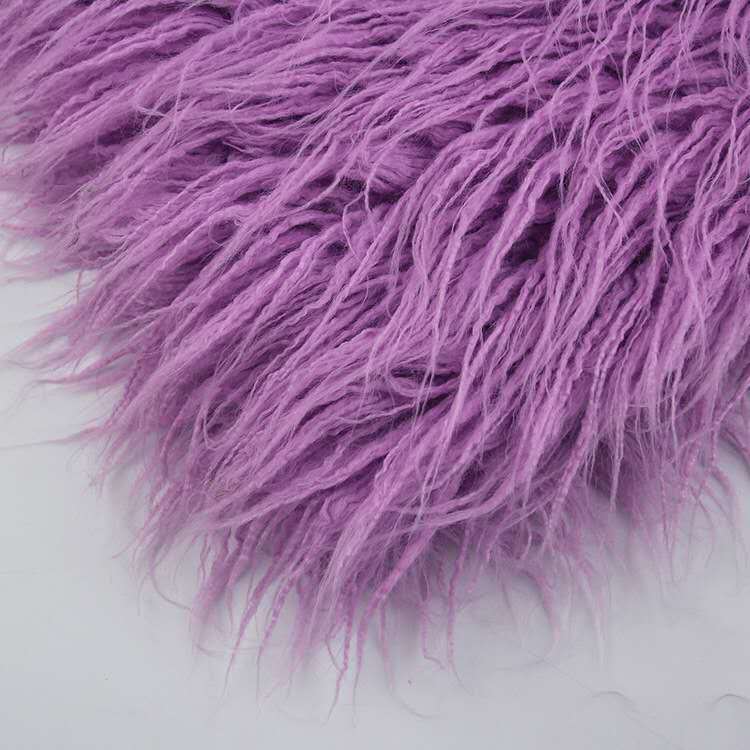 现货供应 萝卜丝 长毛绒 滩羊毛 滚束毛 落水毛 服装地毯抱枕面料