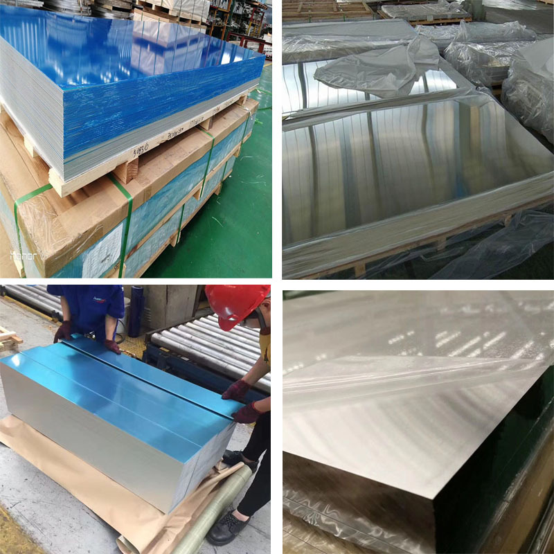7075铝板T6状态铝块 单面贴膜可锯切大小尺寸 6061铝板 6063铝板