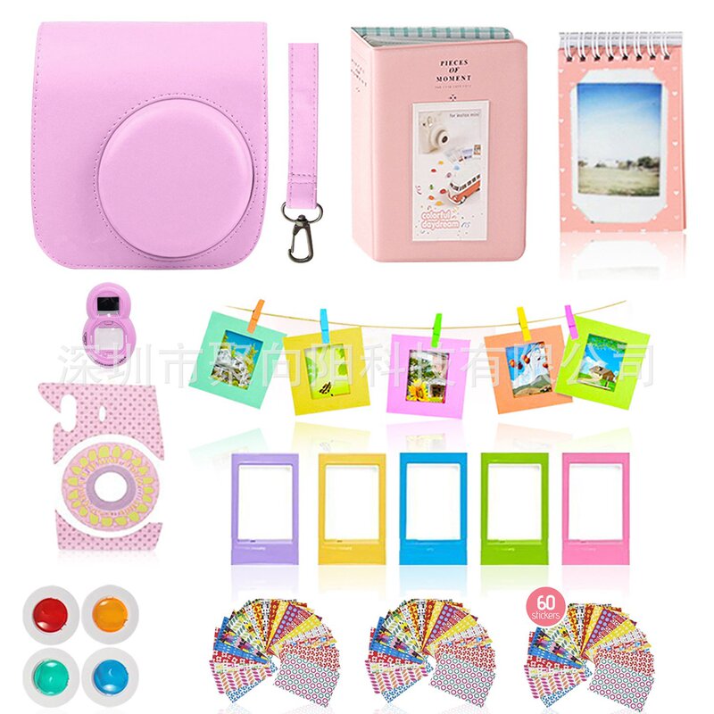 Polaroid camera mini 9 8+8 accessories 11-piece set photo album camera bag sticker photo frame