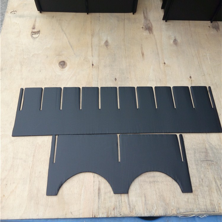 PP塑料中空板 黑色防静电万通板刀卡 户外印刷广告板可按尺寸切