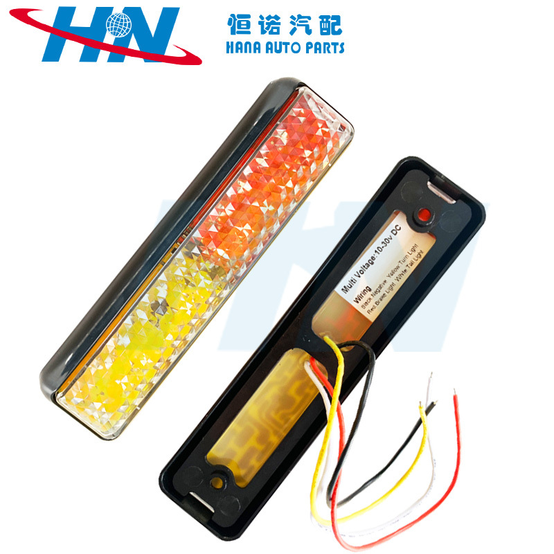 Las ventas de la fábrica amplia presión 10-30V camión remolque LED luz de freno de señal de giro luz lateral LED luz trasera luz de advertencia