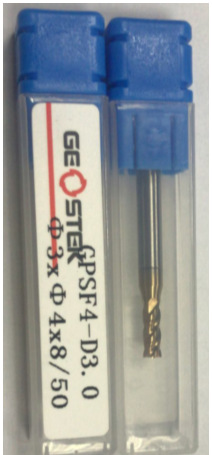 铣刀，台湾STEK，规格Φ3.0，硬度55度，钨钢