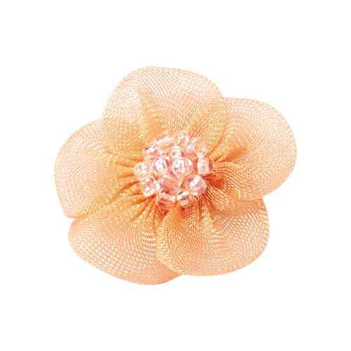 Yao Ming cinta hecha a mano arco 2,5 cm cinta de nieve hecha a mano cinco pétalos flor arco ropa cuerda del pelo Decoración