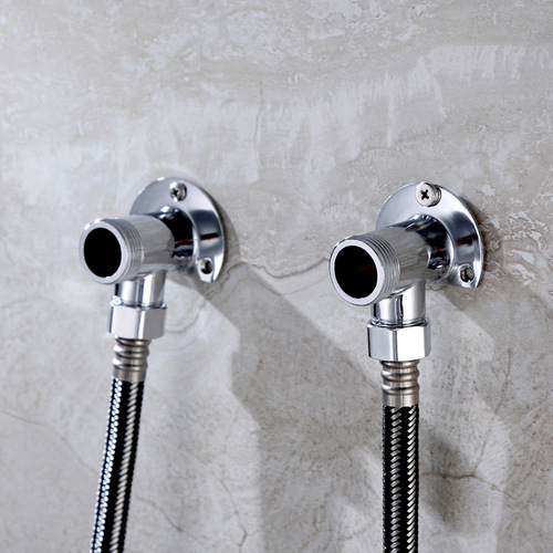 Shower head concealed to exposed seat mixing valve fixed seat foot 4 points to 6 points dark to open conversion joint