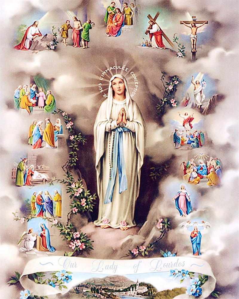 VM046A 20&times;25 宗教 圣母和耶