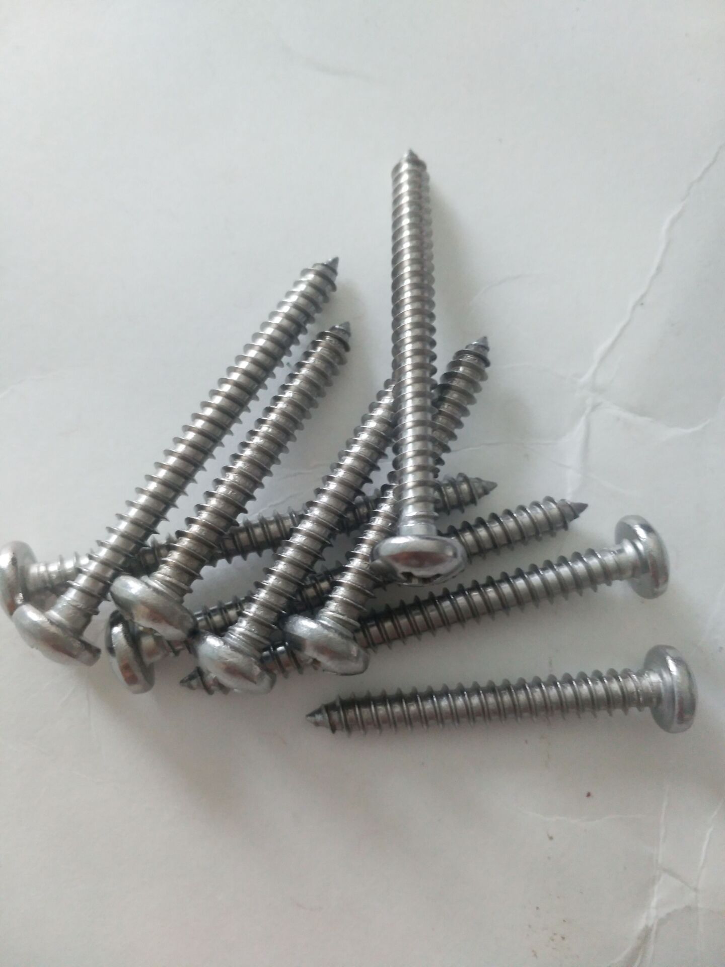 DIN7981不锈钢十字盘头自攻螺丝圆头自攻螺钉槽盘头自攻螺丝