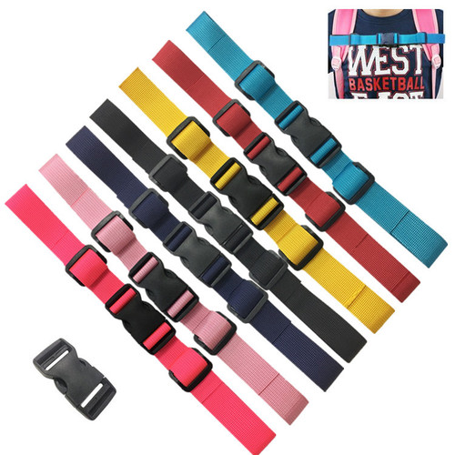Backpack Anti-slip Chest Strap Dual-shoulder Bag Shoulder Strap Fixed Schoolbag Chest Buckle Strap for Children and Adults