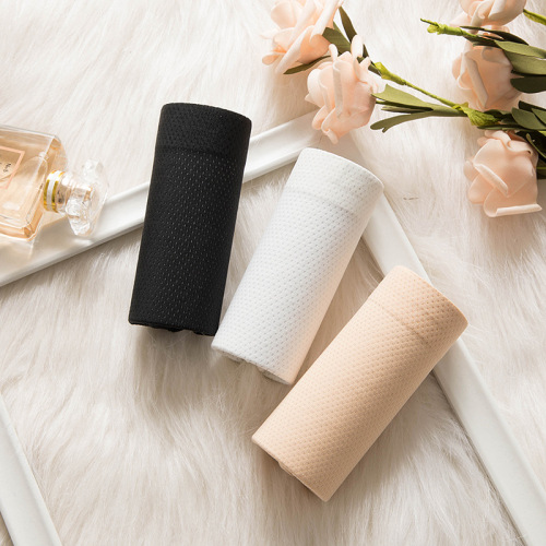 High-waisted breathable hole safety pant for women, seamless underwear base layer, summer anti-wolf pants, plus size 160 pounds, ice silk underwear