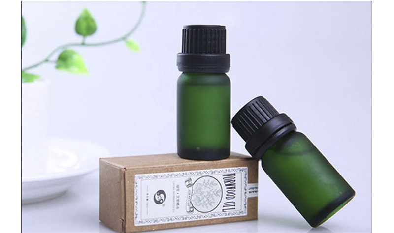 Mugwort Essential Oil 10ml Ai Ye Massage Oil for Gua Sha and Moxibustion Shoulder Neck Body Care preparation