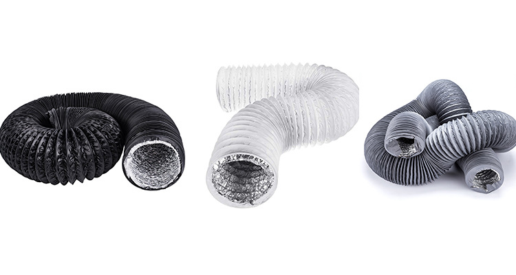 特价PVC通风管5寸ALUMINUM DUCTING排风管道铝箔通风管吸油烟